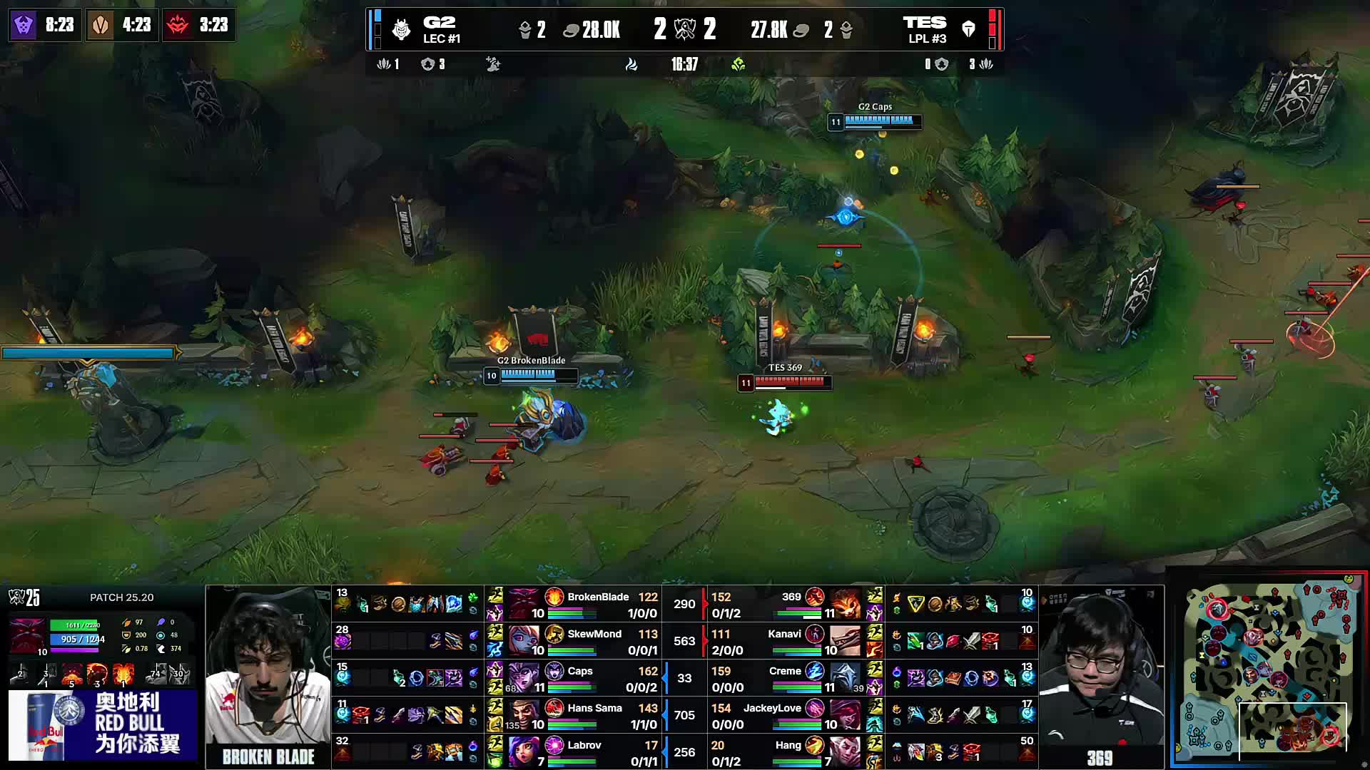 Wolves Esports 和 Gen.G 晋级 Masters Toronto 2025 上半区下一轮